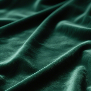 Hot Bán Cao Đàn Hồi Tricot Warp Dệt Kim Vải Nhung 94% Polyester 6% Đàn Hồi Thoáng Khí Chất Lượng Cao Màu Xanh Lá Cây Vải May Mặc - Product Image 1