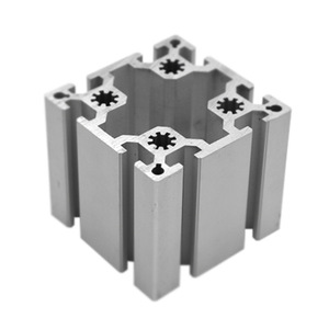 Industrial Aluminum Profiles European Standard 100100 Square 6063 Grade Anodized For Machinery Frame - Product Image 1