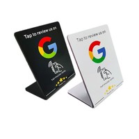 Carte de commentaires Google en PVC avec NFC et QR Code pour café, salon, hôtel, réception – Logo personnalisé, OEM, ODM, commande en gros