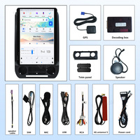 Qualcomm 128GB Android 13 GPS Navigasi Stereo Mobil Multimedia Pemutar Video Radio Mobil untuk Ford F150 2015-2021 Wireless Carplay