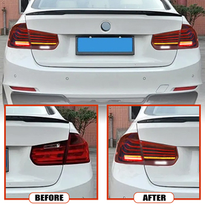 Luces Traseras LED RGB para <span class=keywords><strong>BMW</strong></span> <span class=keywords><strong>Serie</strong></span> <span class=keywords><strong>3</strong></span> F30 F35 CSL, Piezas de Auto 2013-2018, Lentes Rojas, Estado Nuevo - Product Image 5