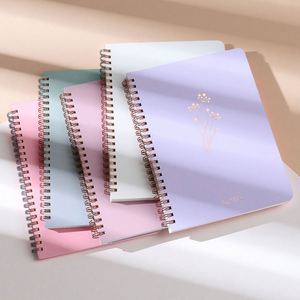 High Quality Custom Spiral <b>Planner</b> Notebook A4/A5 Size Thick Wire-O Binding Printed Design Variety Leather PVC Fabric PP Gift - Product Image 1