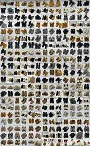 ספל מותאם אישית חם עור מטושטש עגל מקורה חיצוני שלג בחורף fluffy sheppy עם pvc insole unisex - Product Image 6