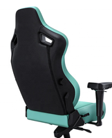 Chaise de jeu AndaSeat Kaiser 4 Series Premium avec accoudoirs 5D et coussin de tête magnétique, bleu œuf de robin, taille XL