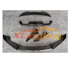 XLstyling Hochwertiger Glänzend Schwarzer Carbon-Look Frontspoiler und Heckdiffusor Karosserie-Kit für F87 M2 <span class=keywords><strong>M2CS</strong></span> - Product Image 2