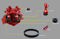 Machine minière HGM, moulin à poudre allemand à haute efficacité pour ligne de construction, en vente pour les usines