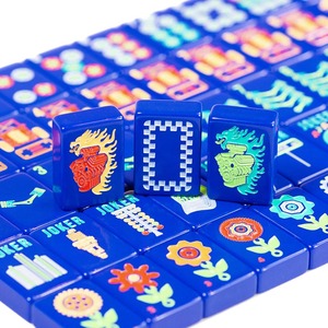 American Luxury Mahjong Tile <b>Set</b> High-End Modern Design 4-Player Entertainment <b>Melamine</b> Material - Product Image 2