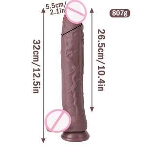 Doppels chicht flüssiges Silikon männliche Wurzel riesige Größe weiche Dildos für Frauen Home Vaginal Bottom <span class=keywords><strong>Muscle</strong></span> Trainer <span class=keywords><strong>Penis</strong></span> - Product Image 6