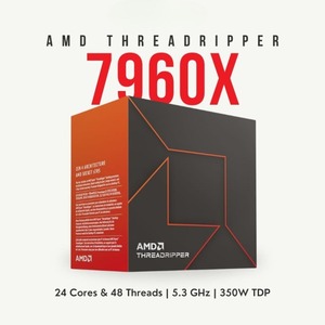 ซีพียู Threadripper HEDT รุ่นดั้งเดิม: 7960X ซีพียู 24 คอร์ 350W SP6 - Zen 4 (100-100001352WOZ) Threadripper 7960X - Product Image 4