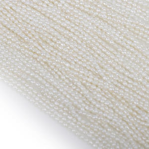 Perles d'eau douce en vrac de forme millet, extrêmement petites, à forte brillance, perles de riz naturelles de 1,8 mm, vente en gros du fabricant - Product Image 4