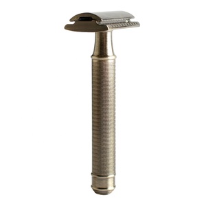 <span class=keywords><strong>Rasoir</strong></span> Double bord pour femmes, étiquette privée, pour corps et <span class=keywords><strong>visage</strong></span>, en or Rose, sécurité, offre spéciale, - Product Image 1