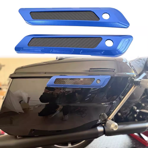 AKOSO Couvre-sangles de sacoche en fibre de carbone sèche 3K véritable pour Harley Davidson Touring <span class=keywords><strong>Road</strong></span> Glide <span class=keywords><strong>Road</strong></span> <span class=keywords><strong>King</strong></span> Street Glide <span class=keywords><strong>CVO</strong></span> <span class=keywords><strong>2014</strong></span>+ - Product Image 4