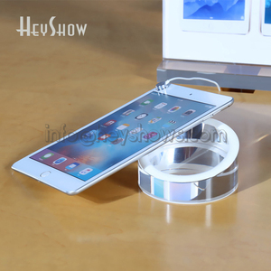 Rắn Acrylic iPad hiển thị đứng với rõ ràng 10cm cơ sở 12cm PPC hỗ trợ 15cm làm việc hệ thống báo động 16cm bán lẻ cho bàn sử dụng - Product Image 6