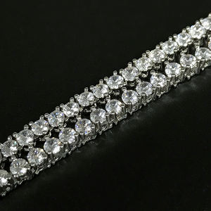 Joyería Beyaly, piedras individuales, cadena de ajuste de garra, collar de joyería ostentoso de hip hop - Product Image 5