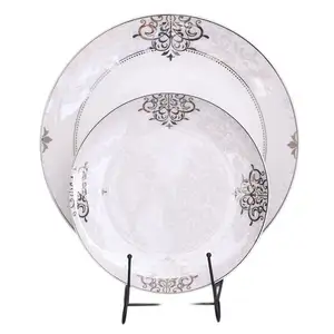 Посуда, белая посуда, керамический Изысканный фарфор, сине-белый китайский керамический фарфоровый обеденный набор