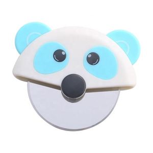 <b>Cute</b> Puppy Dog <b>Bear</b> Metal Cutter With Rolling Wheel-Sustainable Pizza Cutting Tool for Restaurants - Product Image 4