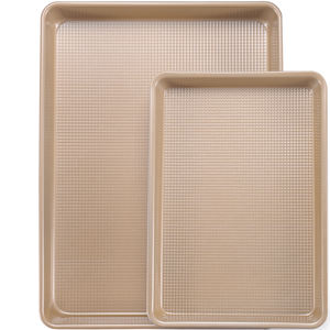 Bandejas para Hornear <span class=keywords><strong>JOHO</strong></span> BAKING, Resistentes, para Rollos de Masa y Cuartos de Hoja, Aptas para Horno, Antiadherentes, de Metal Texturizado de 0.8 mm, para Hornear Galletas y Otros Alimentos - Product Image 1