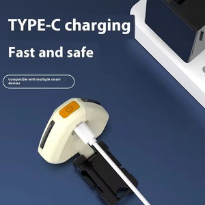 Lampe frontale de haute qualité, blanche, laser, type C, en alliage d'aluminium, étanche, pour la chasse, la randonnée, zoomable, rechargeable, pour l'exploitation minière - Product Image 4