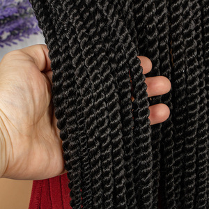 Perruque <span class=keywords><strong>afro</strong></span> dreadlocks synthétique longue tressée pour femmes noires, perruque en fibre résistante à la chaleur pour usage quotidien - Product Image 2