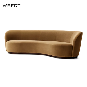 أريكة كوبنهاغن المخملية المخصصة للداخل من WBERT، متعددة التكوينات لغرفة المعيشة، أثاث منزلي من rh - Product Image 4