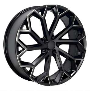 Novo 17 18 20 <span class=keywords><strong>22</strong></span> Polegada Liga de alumínio Fundição Rodas Carro 5x105 5x112 5x120 Jantes para SUV/caminhão Acabamento Preto Navio Pronto - Product Image 3