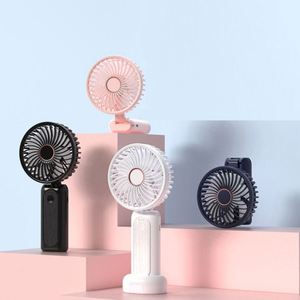 Portable Foldable Wearable <b>Handheld</b> <b>Fan</b> 3600mAh USB Rechargeable Three-Speed Household Hotel Car Outdoor RV Use Plastic - Product Image 5