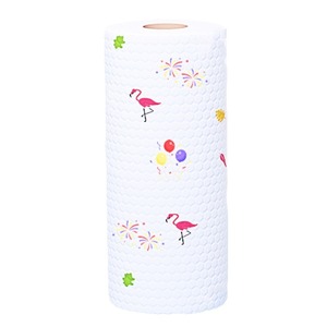 Printed Non Woven Kitchen <b>Cloth</b> Rectangle Dry Wet Dual Use Disposable Cleaning <b>Cloth</b> For Kitchen Bathroom Living Room - Product Image 4