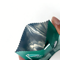 Sacs d'emballage personnalisés en plastique laminé thermoscellable avec fenêtre transparente, scellés au dos, pour pain et biscuits 3,5g