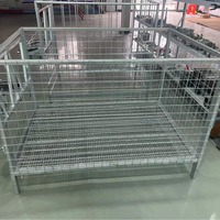 Corral para Cabras, Valla Desmontable para Ganado, Jaula de Alimentación Desmontable Compatible con Pastoreo, Valla Galvanizada para Granja, Corral para Terneros 1200x1000x1000