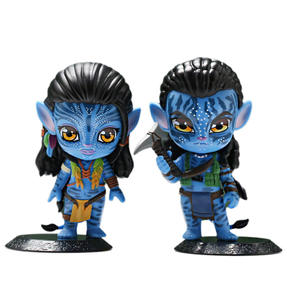 Versión Q hecha a mano, animación de <span class=keywords><strong>Avatar</strong></span> personalizada, modelo de PVC sólido, adornos de consola central de coche a la moda con caja ciega congelada - Product Image 1