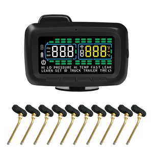 멀티 휠 트럭 타이어 압력 199psi Tpms, 외부 센서, 40 개의 트럭 휠 RV 트레일러 버스 타이어 지원 - Product Image 3