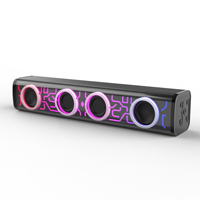 Sistema de Cine en Casa Inalámbrico, Barra de Sonido con Altavoz Bluetooth y Subwoofer