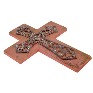 Decoration customized wholesale wooden christian crafts religious olive wood cross