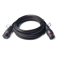 Kabel Serat Optik OEM FTTA Outdoor IP67 Tahan Air LC Patch Cord Fullaxs Kompatibel Rakitan Kabel Serat Optik CPRI BBU RRU Optical Jumper