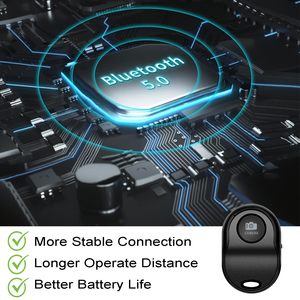 Smartphone senza fili selfie fotocamera otturatore remoto con cinturino da polso regolabile per iPhone Android <span class=keywords><strong>iPad</strong></span> tablet - Product Image 5
