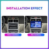 Radio con GPS para Auto, Android, Octa-Core, Doble DIN, Pantalla de 9 Pulgadas, para Peugeot 307 2002-2013