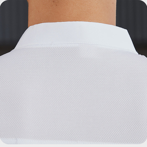 Chaqueta de Chef de Manga Corta con Cierre a Presión, de Poliéster, <span class=keywords><strong>para</strong></span> Cocina y Catering, Uniforme <span class=keywords><strong>para</strong></span> <span class=keywords><strong>Trabajar</strong></span> <span class=keywords><strong>en</strong></span> Restaurantes, Gran Venta - Product Image 6