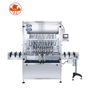 Volautomatische 6 Heads 100-1000Ml Af-fabriek Prijs Plakken Vloeibare Vulmachine Voor Crème Tomatenpuree jam Drinken Alle Materialen