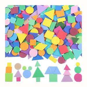1000 Stuks Diverse Kleuren Schuim Vorm Zelfklevende Vilt Papier Stickers Custom Voor Kinderen Ambachten Voorschoolse