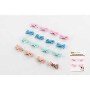 Fermagli per capelli a forma di papillon Yommy 25x15mm colori pastello per animali domestici - Product Image 3