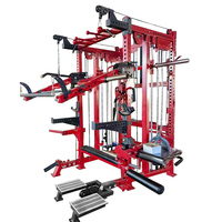 Équipement de gymnastique commerciale Smith Machine multifonctionnelle Power Squat Rack Cable Crossover Machine 3D Smith