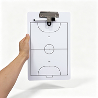 Tableau tactique de football 5 contre 5 portable en PVC, effaçable à sec, pour entraînement et matchs
