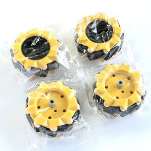 Rueda Mecanum de 80mm con piezas de acoplamiento para Motor TT y para eje cruzado <span class=keywords><strong>Lego</strong></span> para kits de Robótica de base de <span class=keywords><strong>Robot</strong></span> de 4 ruedas - Product Image 3