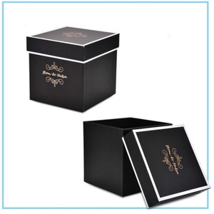 Boîte cadeau de Noël en papier avec nœud en soie UV, personnalisable selon les besoins - Product Image 4