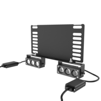 Nouvel éclairage laser externe LED haute intensité 12V 24V pour voiture, camion, véhicule tout-terrain, éclairage de plaque d'immatriculation LED