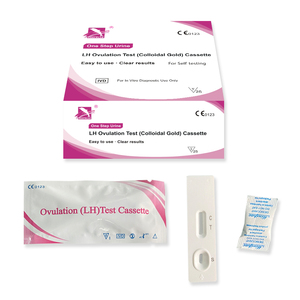 DEEPBLUE Test d'ovulation LH urinaire en une étape, kit cassette, technologie or colloïdal, résultats en 3-5 minutes, détection de <span class=keywords><strong>grossesse</strong></span>, 2 ans - Product Image 2