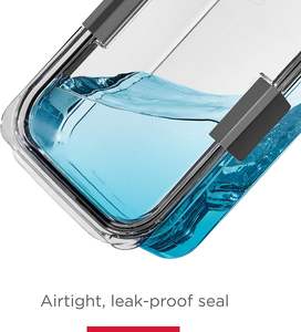 Juego de Recipientes de Vidrio para Preparación de Comidas con Tapas, Libres de BPA, de Plástico, Herméticos, para Almacenamiento en Refrigerador - Product Image 3