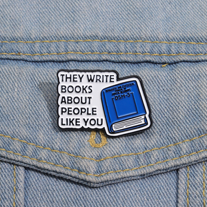 Libri su persone come te spille smaltate europeo americano inglese spille accessori per abbigliamento distintivo <span class=keywords><strong>all</strong></span>'ingrosso - Product Image 1