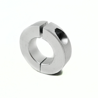 Collier de tige linéaire en aluminium à double fente, style collier à serrage, double pièce, alvéolure 25mm, dimensions 25*45*12mm et 25*45*15mm