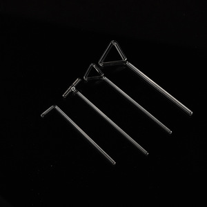 Varilla de mezcla triangular Hirozumi con revestimiento de vidrio en forma de L para uso en laboratorio - Product Image 2